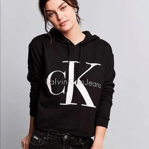 Cropped Calvin Klein CK Hoodie